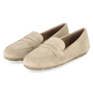 Tamaris Mokassins - Gr. 40 - Beige - Rauleder