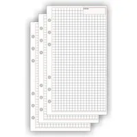 BIND Terminkalender 50 Notizblätter Ersatzeinlage A6 f. Systemplaner kariert