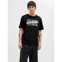 Jack & Jones Print-Shirt JJHAWAII SHAPE TEE SS CREW NECK