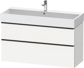 Duravit D-Neo Waschtischunterbau wandhängend Weiß Matt 1184x442x625 mm - DE43750BD180000 DE43750BD180000