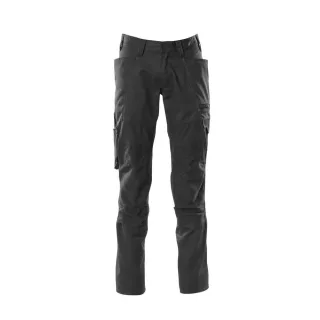 MASCOT Herren Hose mit Knietaschen ACCELERATE Schwarz 48 - 18579-442-09-90C48