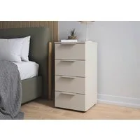 LeGer Home by Lena Gercke Kommode Kommode Sideboard Schubladenkommode SERINA eleganter Eyecatcher (inkl. SOFT-CLOSE-FUNKTION), mit 4 Schubkästen sowie hochwertigen Metallgriffen MADE IN GERMANY