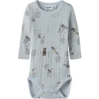 Name It Langarmbody NBMWANG WOOL NEEDLE LS BODY NOOS Wolle