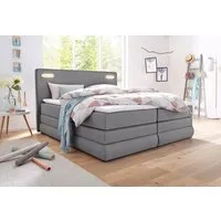 COLLECTION AB Boxspringbett Ninoni, inkl. Bettkasten, Topper und wahlweise mit LED-Beleuchtung