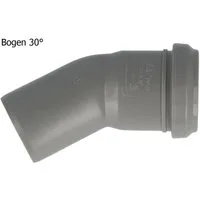 Valsir Ablaufrohr HT Bogen, mit einseitiger Steckmuffe und Gummidichtung, Ø 50 mm