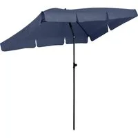 FARE Sonnenschirm, Höhenverstellbar Knickvorrichtung Lichtschutzfaktor UPF 50+ 200x122cm