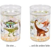 COPPENRATH DIE SPIEGELBURG Kindergeschirr-Set Coppenrath 22313 - Die Spiegelburg - Dino Friends - Glitzerbecher