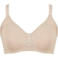 Naturana Minimizer-BH Minimizer (1-tlg) Shaping-Effekt, breite Träger, feminin, ohne Bügel, mit Spitze, bequem