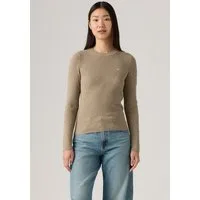 Levi's® Rundhalspullover RIB CREW SWEATER Geripptes Strickmuster