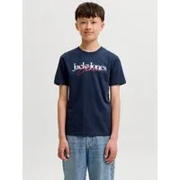 Jack & Jones Junior Rundhalsshirt JJTOM TEE SS CREW NECK SN JNR Baumwolle, regular fit