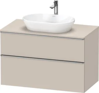 Duravit D-Neo Konsolenwaschtischunterbau wandhängend Taupe Matt 1000x550x664 mm - DE4968070910000 DE4968070910000