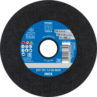 PFERD TOOLS Trennscheibe EHT gerade Leistungslinie SG INOX für Edelstahl - 61341116