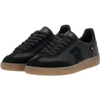 Rieker San Diego (Glattleder) schwarz/braun Damen Sneaker