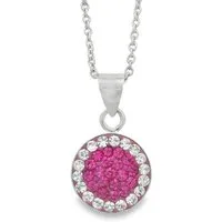 Impala Kette mit Anhänger Elegante Halskette „Natalie“ aus 925 Silber mit Preciosa Kristallen