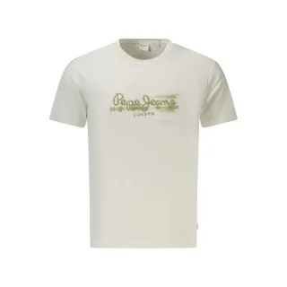 Pepe Jeans Bianco Baumwoll Herren T-Shirt