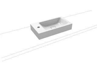 Kaldewei Aufsatzwaschtisch CONO Mod.3074, 550 x 300, sm100,PEFF,AD,m. 1HL,oÜL  908106013676