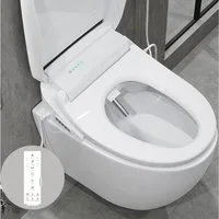 HOROW Dusch-WC-Sitz Bidet Dusch WC Aufsatz, Elektrischer Bidet Sitz mit Fernbedienung (Toilettendeckel mit Bidet)
