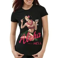 style3 T-Shirt Aloha from Hell tattoo hawaii surfer usa tätowiert punk rock tiki