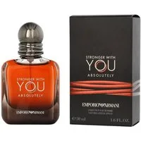 Emporio Armani Eau de Parfum Stronger With You Absoutely EDP Herren Spray, Süß-würziger Duft mit Rum, Vanille und Zedernholz