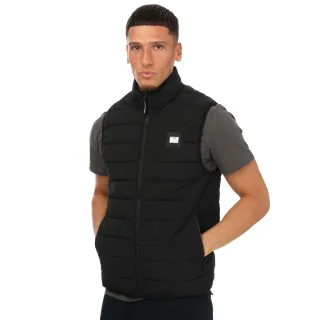 Weekend Offender - "Jasper" Weste Wattiert für Herren (Schwarz)