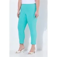 MIAMODA Schlupfhose Bengalin-Hose elastischer Slim Fit Metallic-Druck