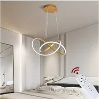 Euroton LED Deckenleuchte LED Deckenleuchte mit Fernbedienung Lichtfarbe warmweiß bis kaltweiß, LED fest integriert, kaltweiß,neutralweiß bis warmweiß, 7000 k-3000 k stufenlos einstellbar