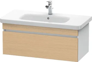 Duravit DuraStyle Waschtischunterbau wandhängend Natur Eiche & Weiß Matt 930x448x398 mm - DS63820301 DS638203018