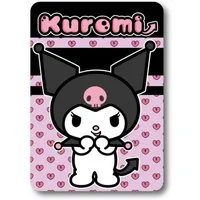 Wohndecke Kuromi Fleecedecke Kuscheldecke 100x140 Kinder Decke weich warm, Hello Kitty