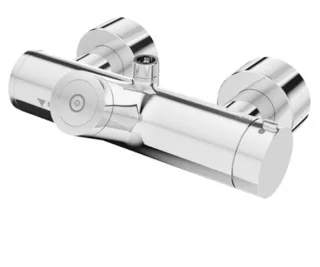 Schell Aufputz-Duscharmatur VITUS VD-C-T/o CVD, Therm.,man. TD, Anschl. oben, chrom, 016090699 016090699