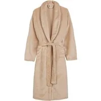 good morning Bademantel Good morning Bathrobe uni, Midilänge, Kunstfaser, Schalkragen, Gürtel, Schalkragen, Gürtel, Taschen, Damen & Herren, Velours, Glanz