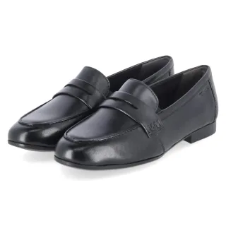 Tamaris Loafer - Gr. 37 - Schwarz - Glattleder