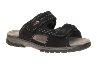 Waldl?ufer 372501 Herren Pantolette schwarz bequem mit TPS Sohle