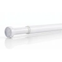 Deco-Raum Duschvorhangstange X-press, Ø 19 mm, 1-läufig, ausdrehbar, ohne Bohren, geklemmt, Metall, flexibel einsetzbar
