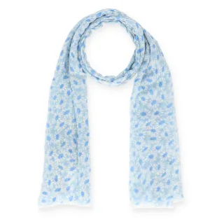 Halsüberkopf Accessoires - Schal Daisy 45x180 blau - Gr. - OS