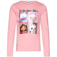 Dreamworks Gabby’s Dollhouse Langarmshirt Kinder Shirt Baumwolle Langarm Oberteil für Alltag Schule und Freizeit (1-tlg)