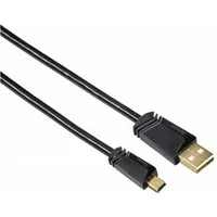 Hama 3m Mini-USB Kabel Daten-Kabel Ladekabel USB-Kabel, USB Typ A, USB Typ Mini-B, USB 2.0 Anschluss-Kabel mit Mini-B-Stecker, für PC, Tablet, Handy etc.
