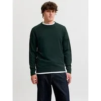 Jack & Jones Rundhalspullover JJEBASIC KNIT CREW NECK NOOS Baumwolle, regular fit