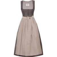 Madame Marie Dirndl Dirndl Lirael 75cm Länge lakritz taupe