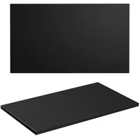 Lomadox Waschtischplatte ADELAIDE-56-BLACK, 80cm in matt schwarz, B/H/T ca. 80,6/2,2/46,5 cm