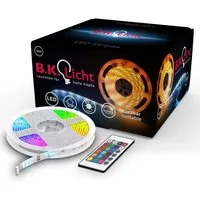B.K.Licht LED-Streifen Lucilla, LED Band, RGB, Fernbedienung, selbstklebend, Farbwechsel, kürzbar