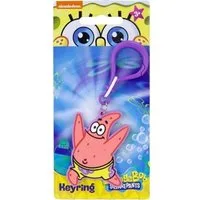 Nickelodeon Schlüsselanhänger Patrick Schlüsselanhänger 2D PVC 6cm – SpongeBob Cartoon Anhänger (Set, 1-tlg), Lustiger Patrick Schlüsselanhänger – ideal für Kinder & Fans