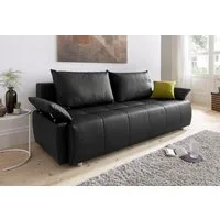 COLLECTION AB Schlafsofa Funtastic, B: 212 cm, Liegel. 145x187 cm, Bettfunktion, Bettkasten, Armteilverstellung & 1 Zierkissen, Federkern