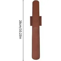 Holz Lichter Schuhlöffel Schuhanzieher Holz lang 55,5 cm verschiedene Varianten, Magnet-Halterung – Massivholz Naturfarbe