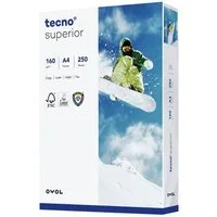 Inapa tecno Druckerpapier Superior, Format DIN A4, 160 g/m², 168 CIE, 250 Blatt