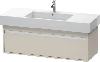 Duravit Ketho Waschtischunterbau wandhängend Taupe Matt 1200x455x410 mm - KT669209191 KT669209191