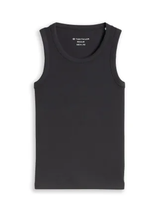 tom tailor kids - Basic Ripp Top coal grey - Gr. - 140