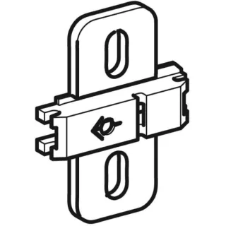 Geberit Montageplatte zu Scharnier 596947, Montageplatte zu Scharnier 596947, 596917000 596917000