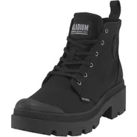 Palladium PALLABASE TWILL Schnürstiefelette Schnürstiefel, Schnürboots aus Canvas mit Reißverschluss