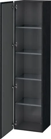 Duravit L-Cube Hochschrank Eiche Schwarz Matt 400x363x1760 mm - LC1180L1616 LC1180L1616