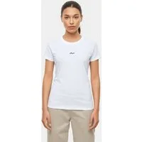 BOSS ORANGE T-Shirt Elogo Premium Damenmode mit Label-Stitching
